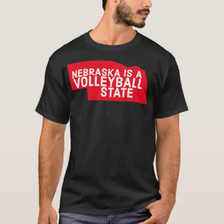 Nebraska ist ein Volleyball Staat TShirt