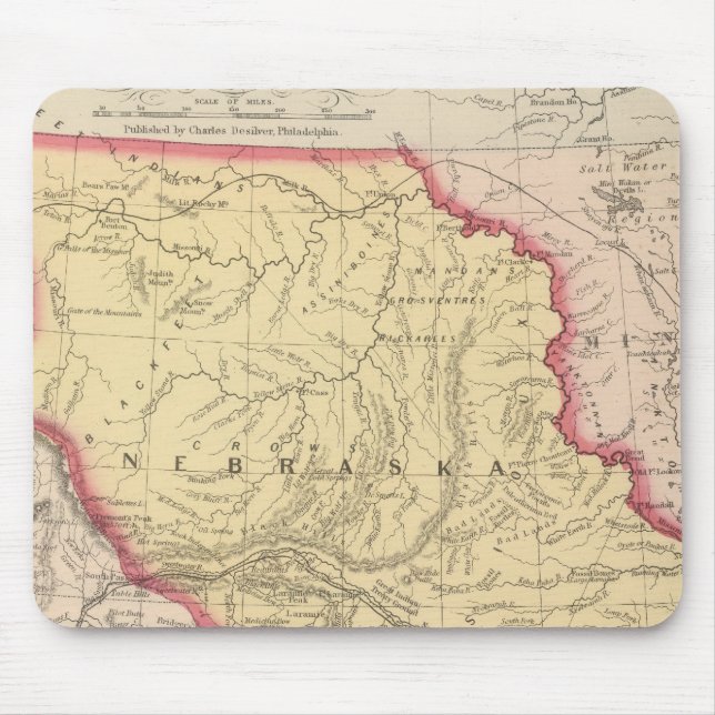 Nebraska, Kansas, New Mexico Mousepad (Vorne)