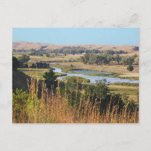 Nebraska Landscape Postkarte