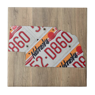 Nebraska-Lizenz-Platten-Karten-Keramik-Fliese Fliese