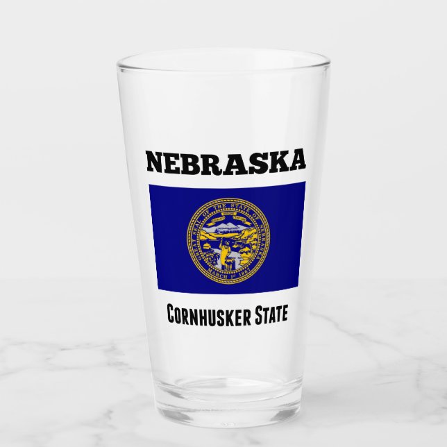 Nebraska, Maiskolbenbrecher-Staat, Glas (Vorderseite)
