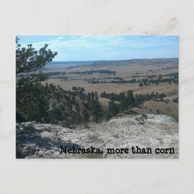 Nebraska, mehr als Mais Postkarte (Vorderseite)