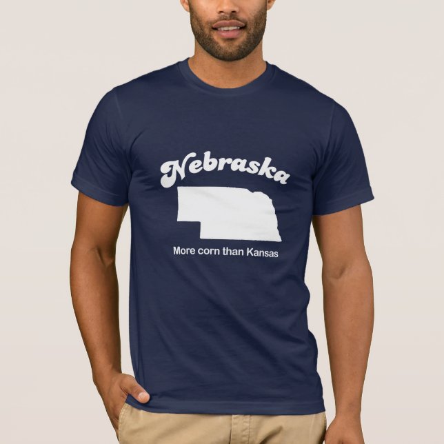 Nebraska - mehr Mais als Kansas-T - Shirt (Vorderseite)