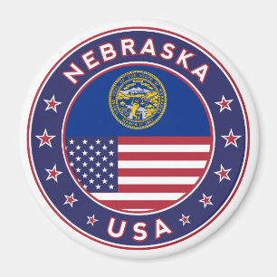 Nebraska, Nebraska-Telefongehäuse, Nebraska-Aufkle Magnet