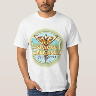 Nebraska Nurse Caduceus T-Shirt