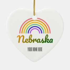 Nebraska - Omaha Nebraska - Bluejays Keramik Ornament
