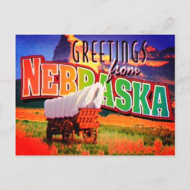Nebraska Postcard Postkarte (Vorderseite)