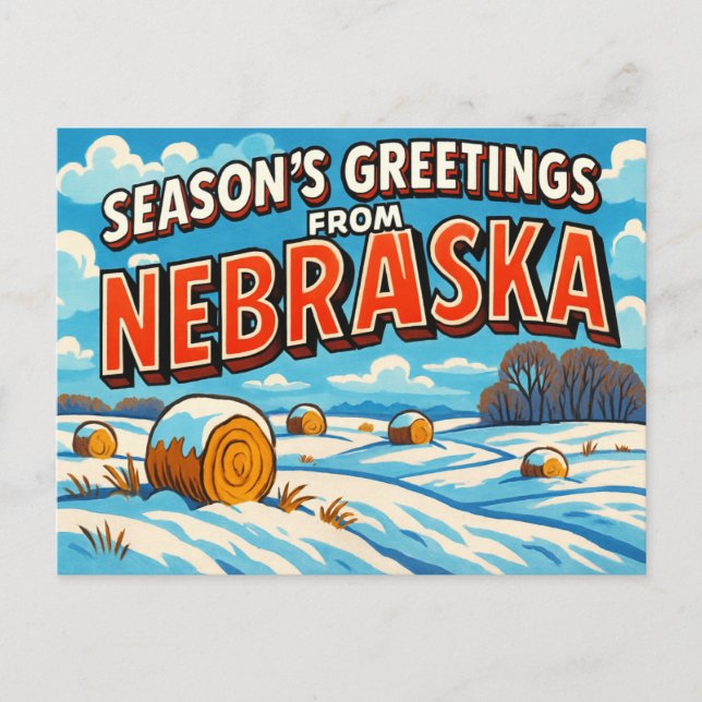 NEBRASKA Postcard Postkarte (Vorderseite)
