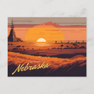 Nebraska Postkarte