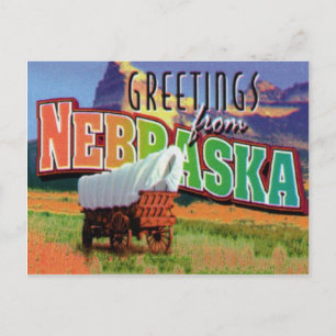 Nebraska Postkarte