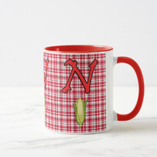 Nebraska Red 15 oz Ringer Tasse