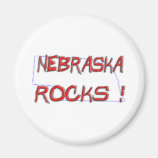 Nebraska ROCKS Magnet