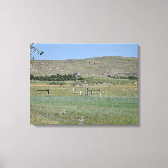 Nebraska Sandhills Wrapped Canvas Leinwanddruck (Vorderseite)
