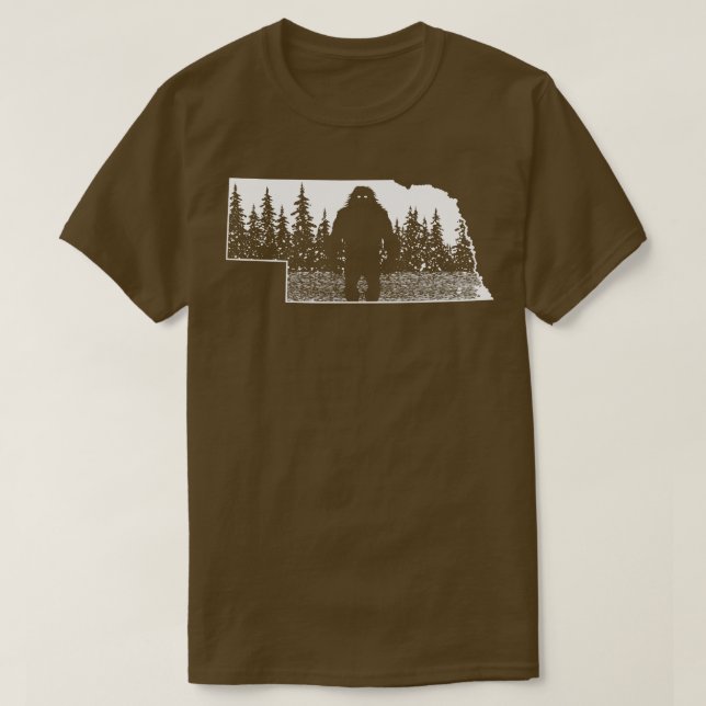 Nebraska Sasquatch T-Shirt (Design vorne)