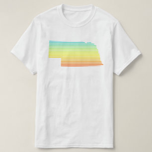 Nebraska-Schauer verblassen T-Shirt