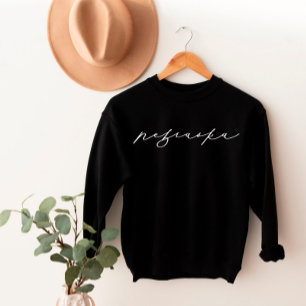 Nebraska Script Staat Women's Sweatshirt