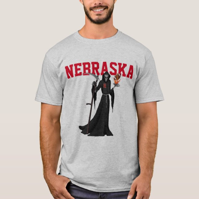 Nebraska-Sensenmann T-Shirt (Vorderseite)