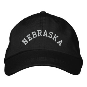 Nebraska-Staat bestickt Bestickte Kappe