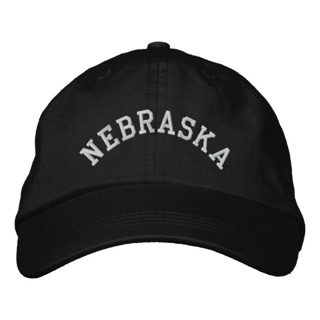 Nebraska-Staat bestickt Bestickte Kappe (Vorderseite)