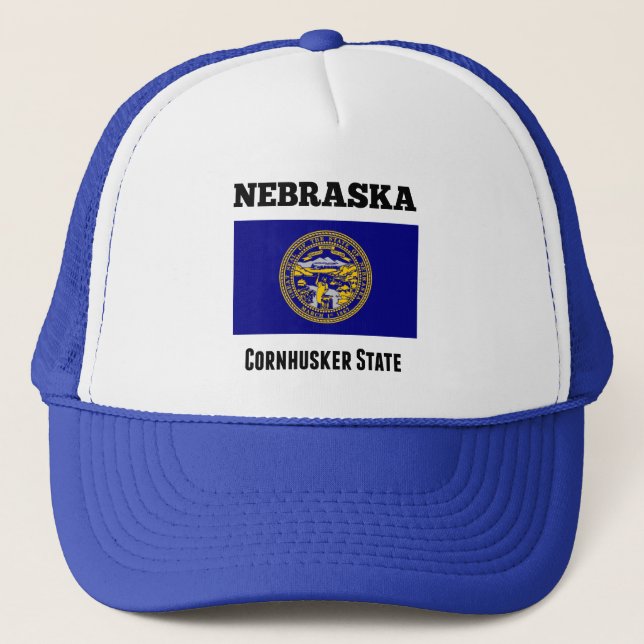 Nebraska, Staat Cornhusker, Truckerkappe (Vorderseite)
