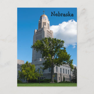 Nebraska Staat Hauptstadt Gebäude Postkarte
