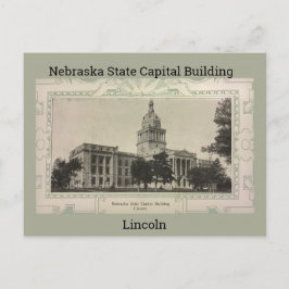 Nebraska Staat Hauptstadt Gebäude Postkarte