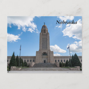 Nebraska Staat Hauptstadt Postkarte