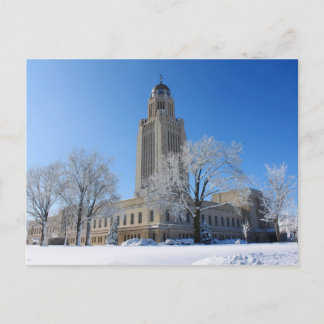 Nebraska Staat Hauptstadt Postkarte