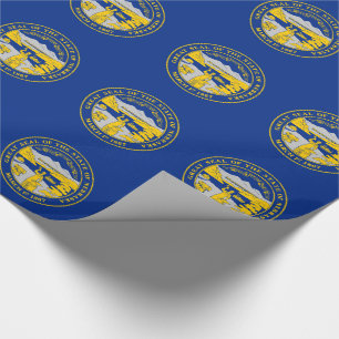 Nebraska Staatsflagge Geschenkpapier
