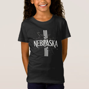 Nebraska Stripe Girls’ Fine Jersey T-Shirt