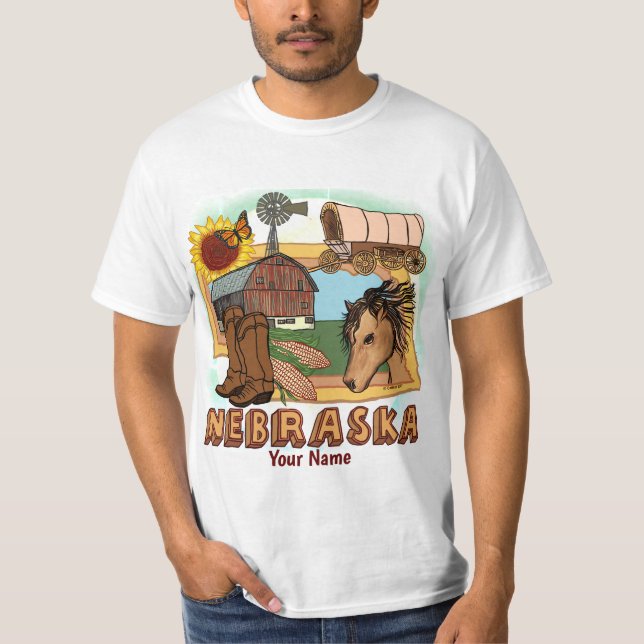 Nebraska-T - Shirt (Vorderseite)