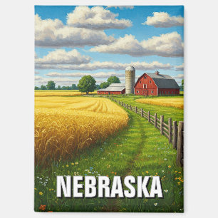 Nebraska Travel Magnet