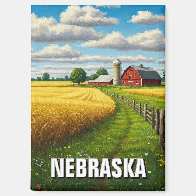 Nebraska Travel Magnet