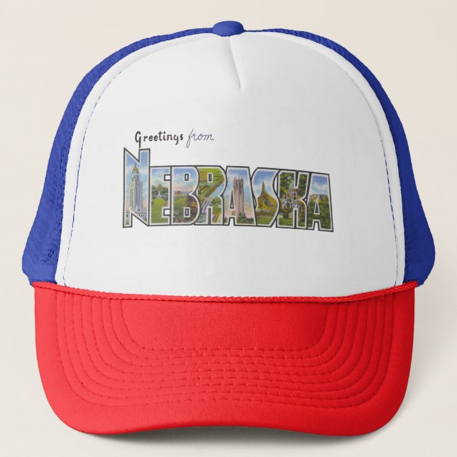 Nebraska Truckerkappe (Vorderseite)