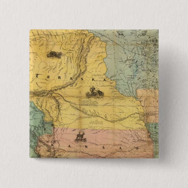 Nebraska und Kansas 2 Button (Vorderseite)