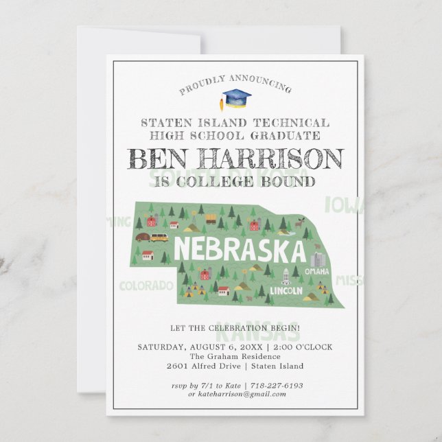 Nebraska | Uni Bound Graduation Party (Vorderseite)