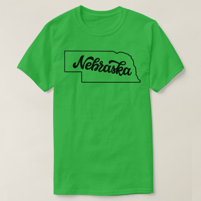 Nebraska US-Staatsstolz T-Shirt (Design vorne)