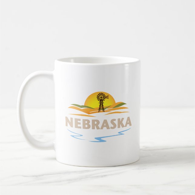 Nebraska USA Kaffeetasse (Links)