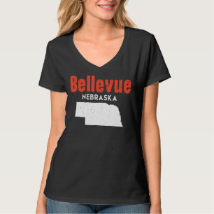 Nebraska Usa Staat America Travel Nebraskan Bellev T-Shirt
