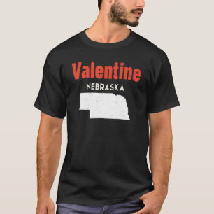 Nebraska Usa Staat Amerika Reisen Nebraskan Valent T-Shirt