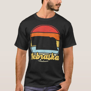 Nebraska Wurzeln Vintage Nebraska Native Heimatsta T-Shirt