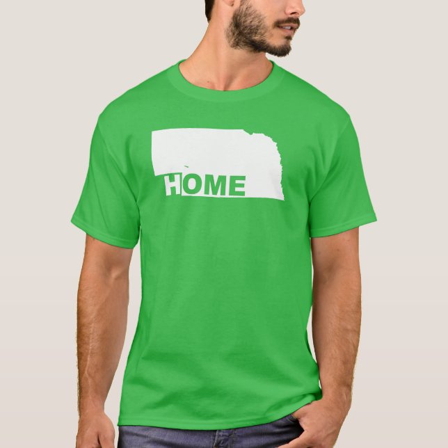 Nebraska Zuhause weg vom Staat T - Shirt T-Shirts (Vorderseite)