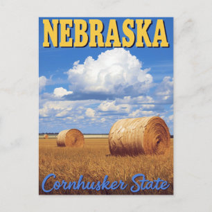 Nebraskas goldene Ernte: Der Cornhusker-Staat Postkarte