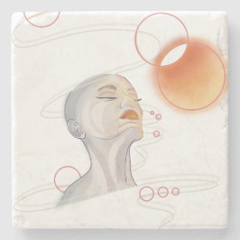 Nebula Attack und galaktische Perlenkette Steinuntersetzer