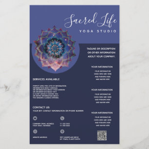 Nebula Bloom   Mandala Flyer