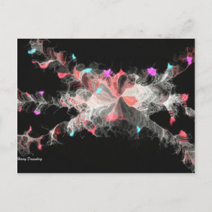 Nebula-Blume Postkarte