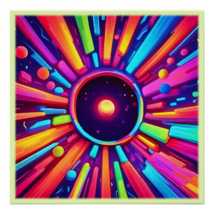 Nebula Burst: Kosmisches Kaleidoskop Poster