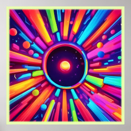 Nebula Burst: Kosmisches Kaleidoskop Poster
