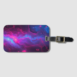 Nebula Design kosmische Abstrakte Kunst Gepäckanhänger