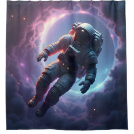 Nebula Drift: The Lone Explorer - Duschvorhang